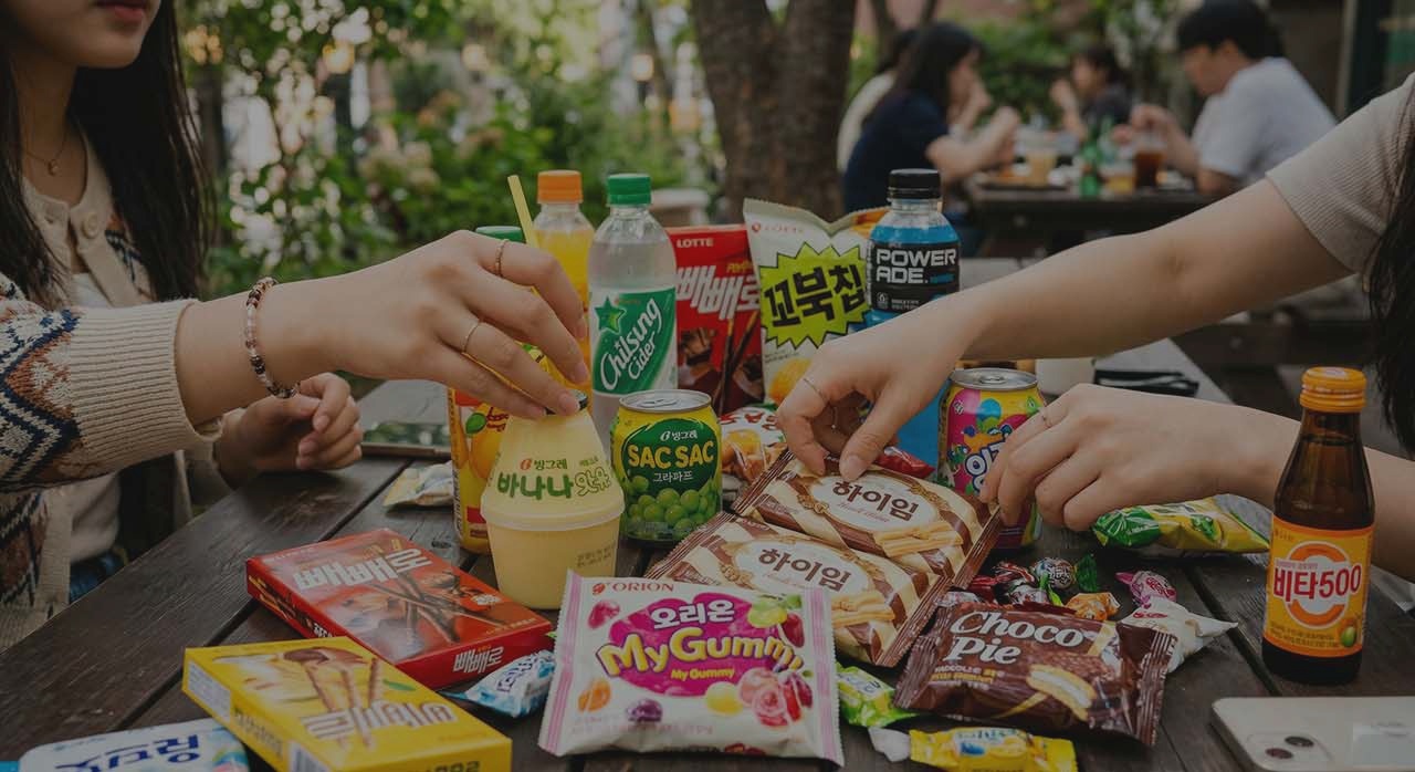 식탁 위에서 단 음식과 음료를 선택하는 손의 모습은 잘못된 식습관을 보여준다. [ⓒ이달의건강]