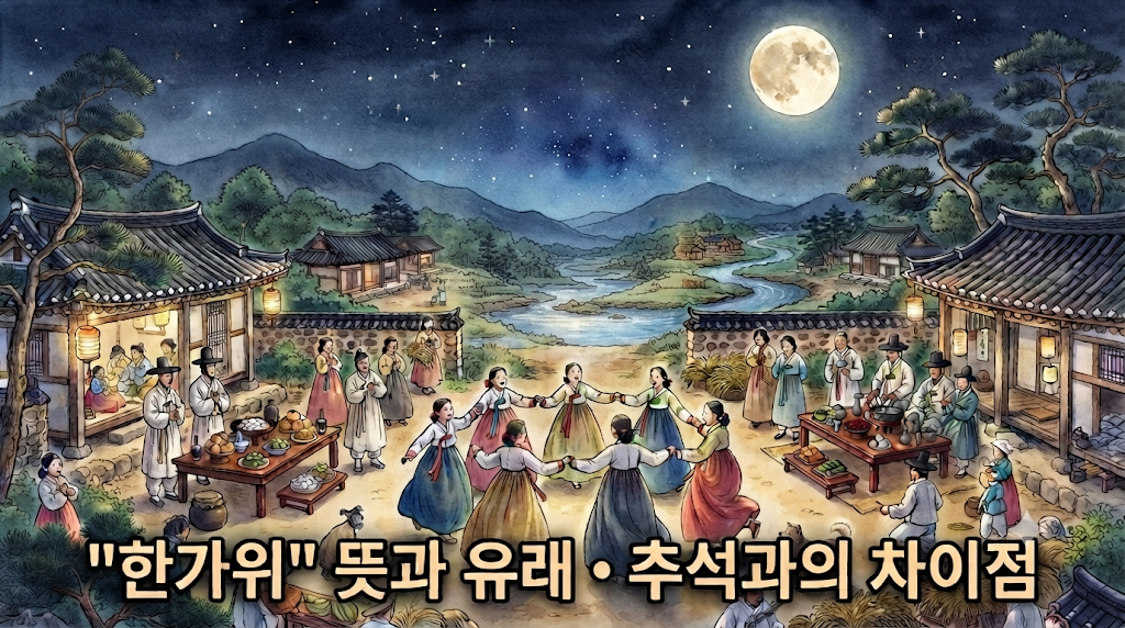 한가위-뜻과-유래-추석과의-차이점