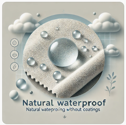 자연이 만든 무코팅 방수 기술