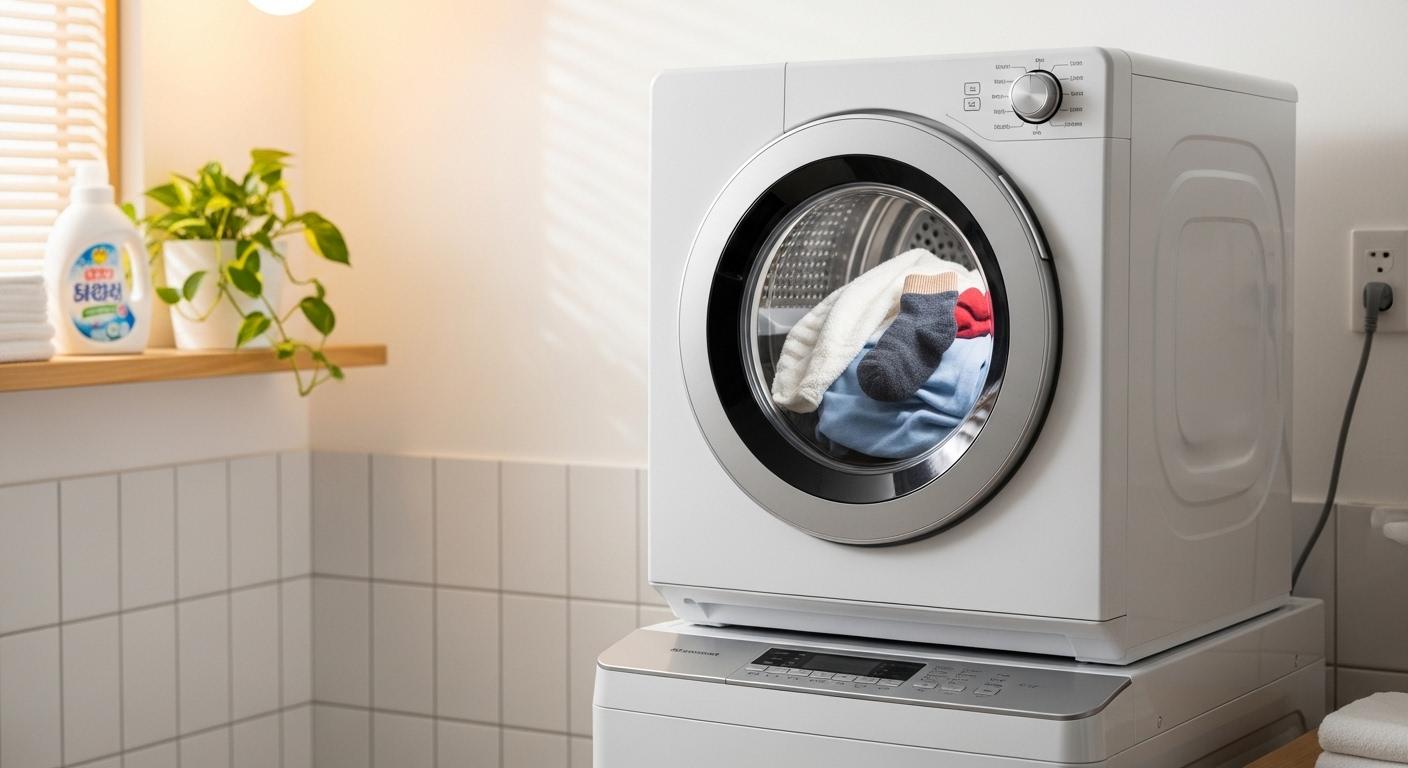 빨래 냄새 소형 건조기 내돈내산 후기