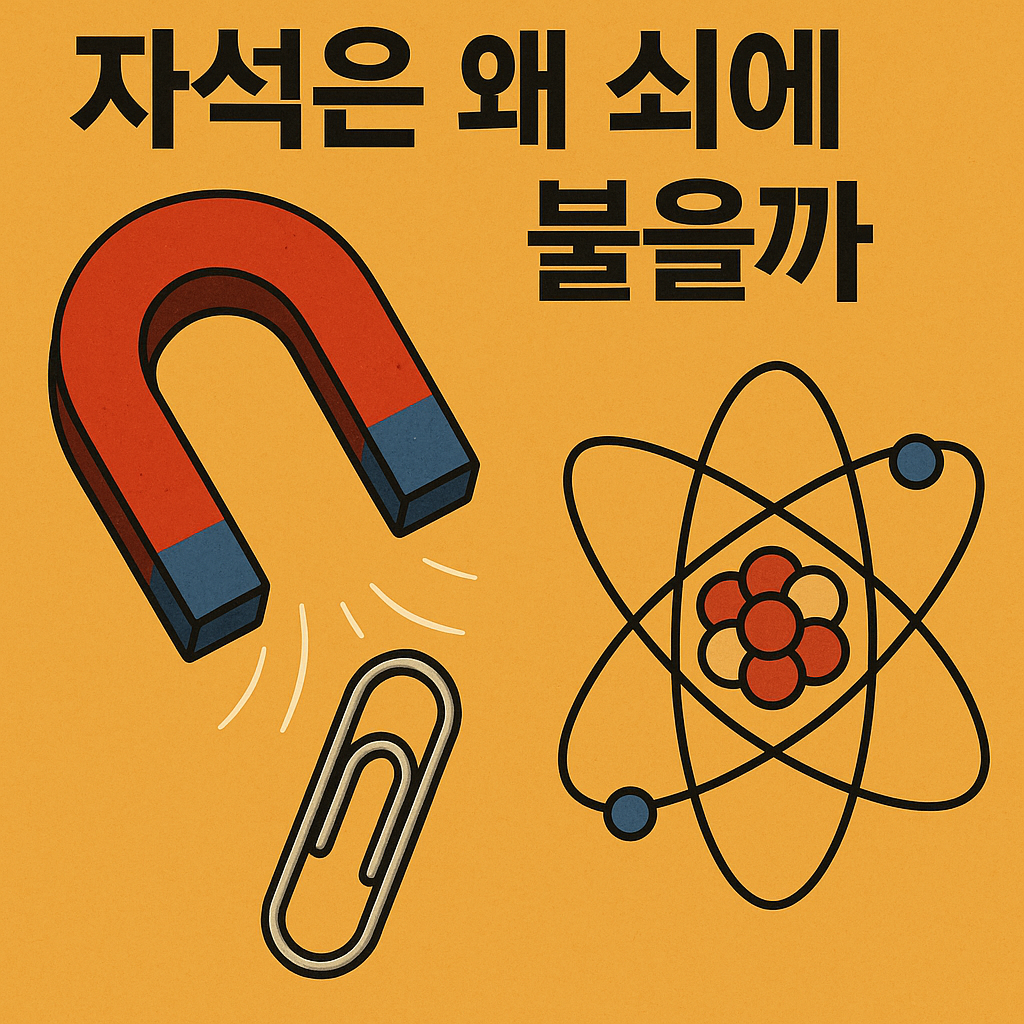 자석은 왜 쇠에 붙을까