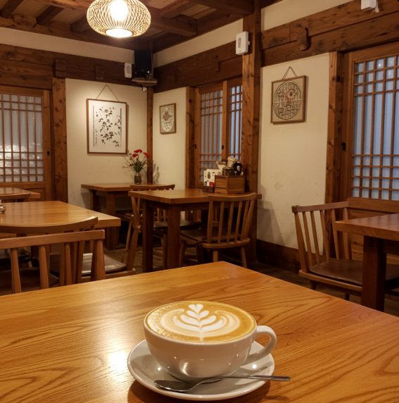 황리단길 카페 분위기 살펴보기