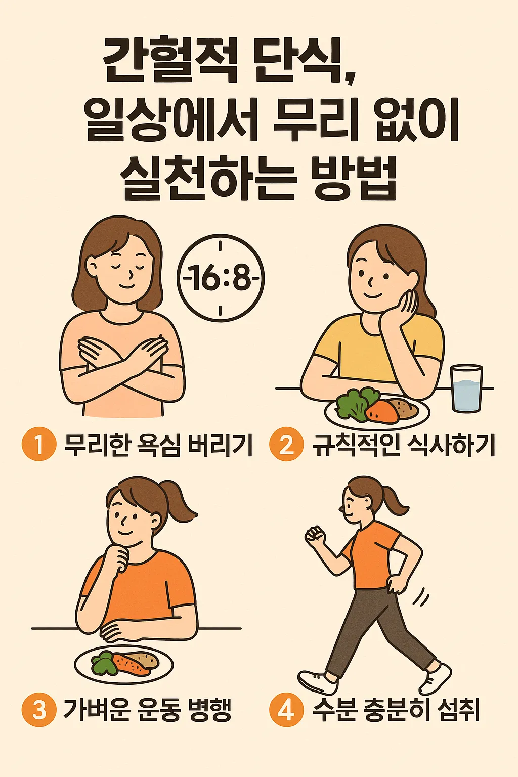 간헐적 단식 꿀팁