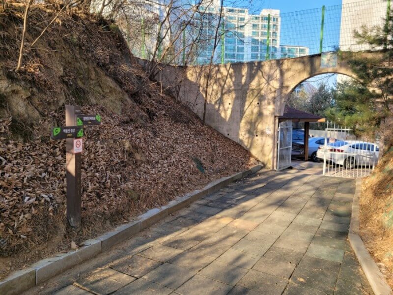 백봉산 등산지도