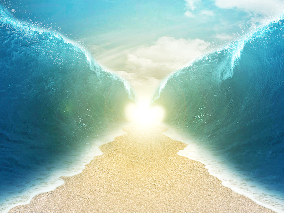 모세의 기적 성경 말씀 카드 무료 이미지