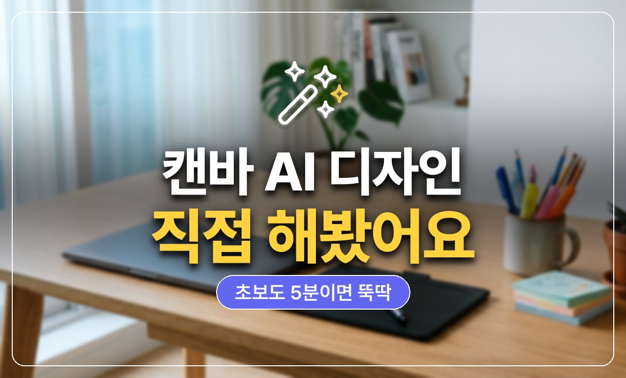 캔바 AI 디자인 썸네일