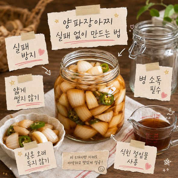 양파장아찌 담그는법