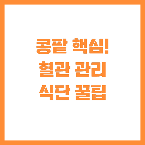 신장 건강의 핵심 혈관 관리 콩팥에 ..