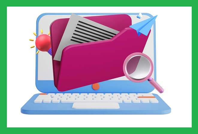 노트북-파일-전송-일러스트