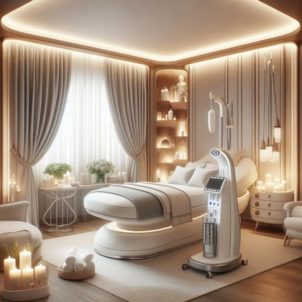 피부,체형관리 샵 배경