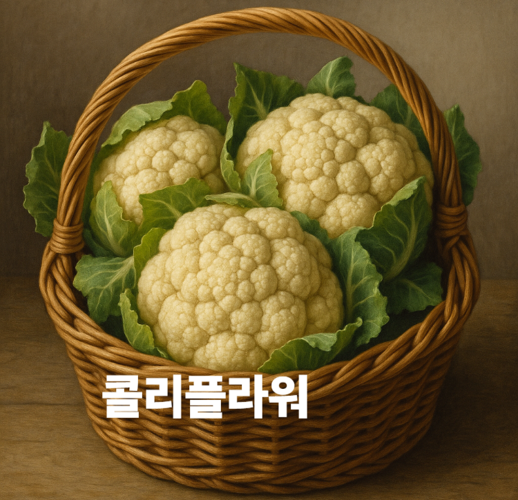 염증완화 소화개선 기억력개선 콜리플라워 효능 영양성분