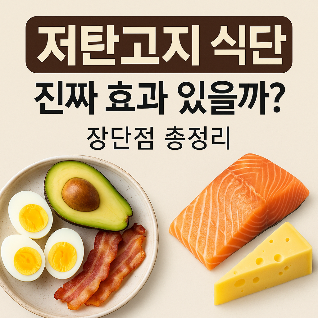 저탄고지 식단, 진짜 효과 있을까? 장단점 총정리