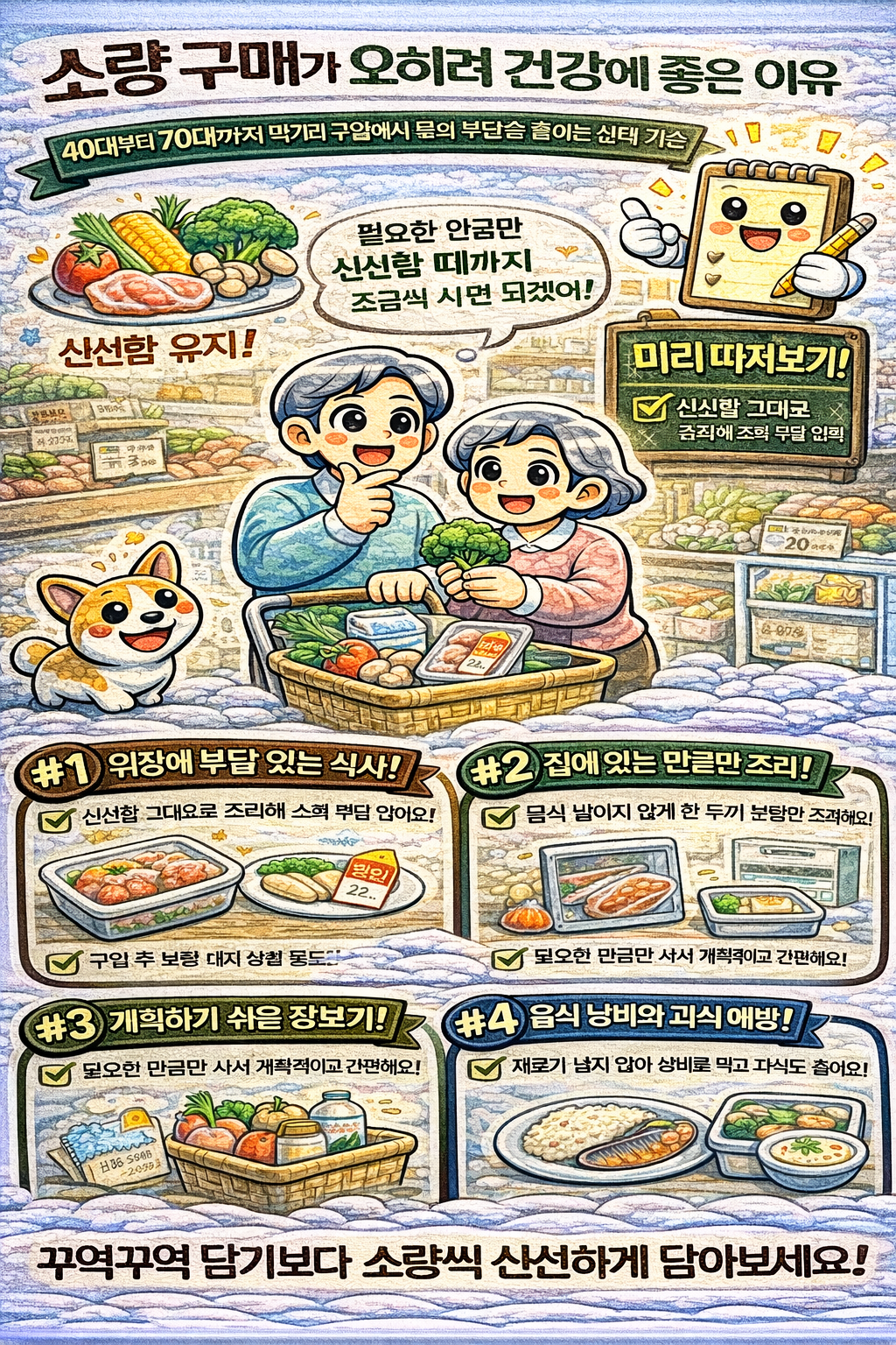 소량 구매가 오히려 건강에 좋은 이유