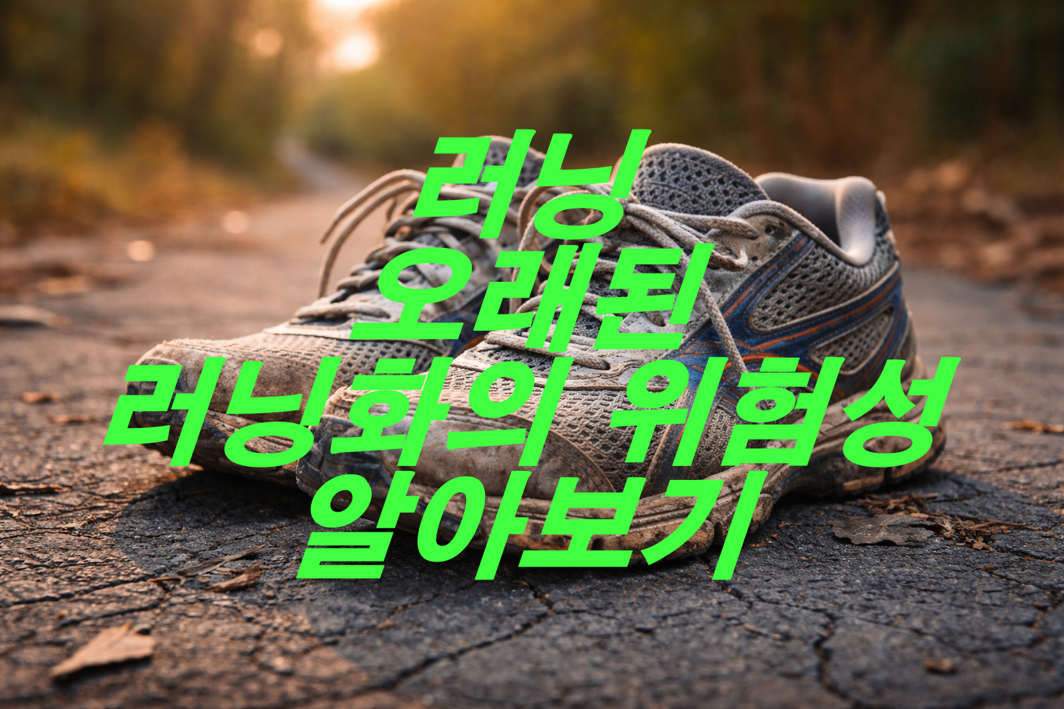 러닝 오래된 러닝화의 위험성 알아보기