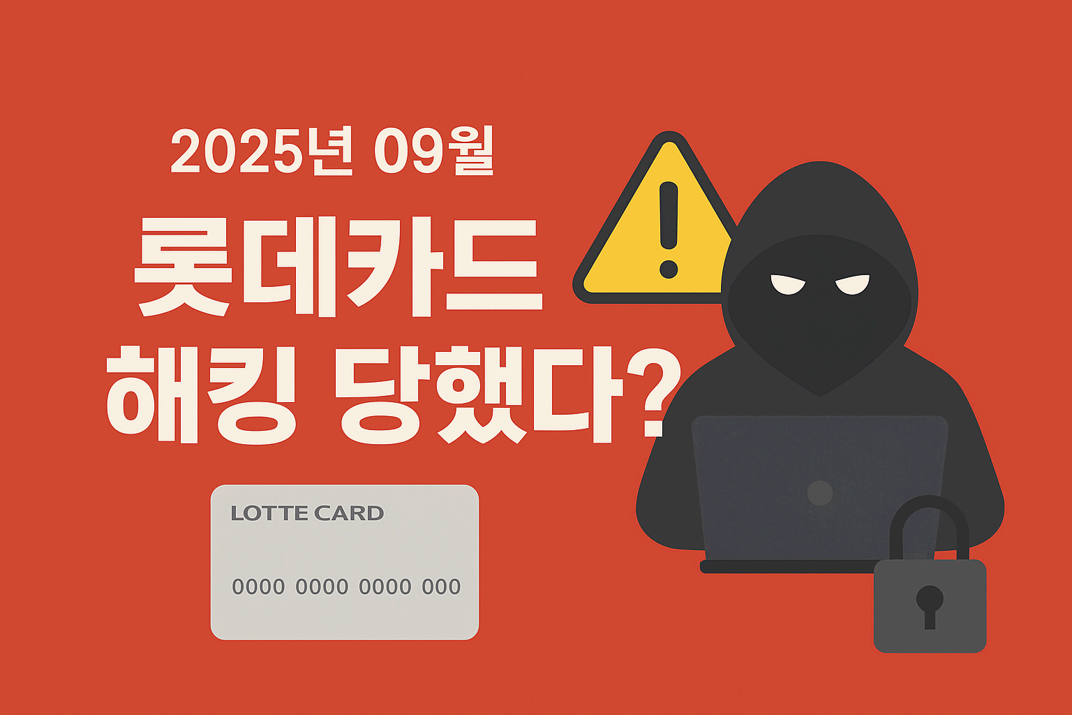 롯데카드 해킹 사고 정리: 뭐가 유출됐고, 어떻게 대비할까?