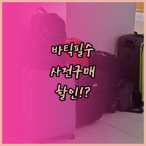 바틱에어 수하물 추가 사전 구매가 저..