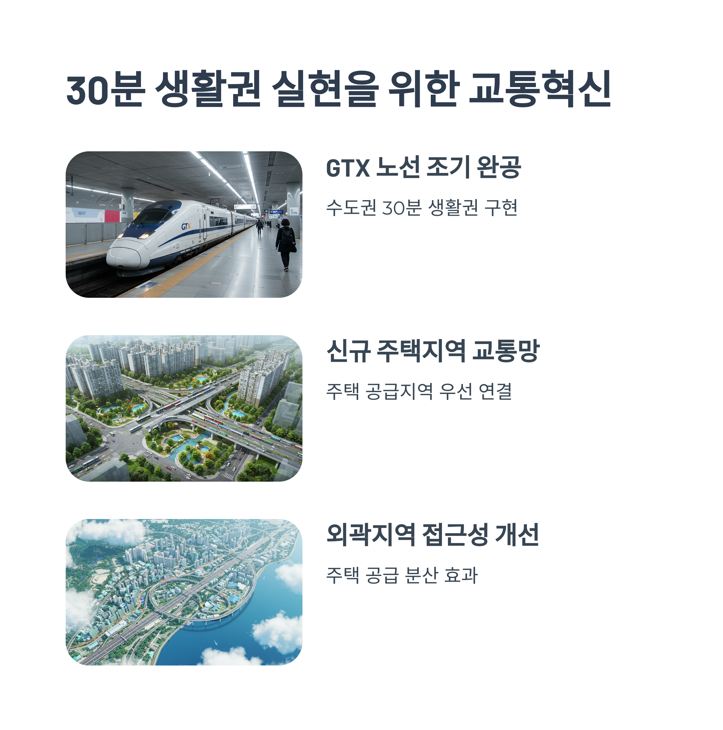 수도권 교통 인프라 확충