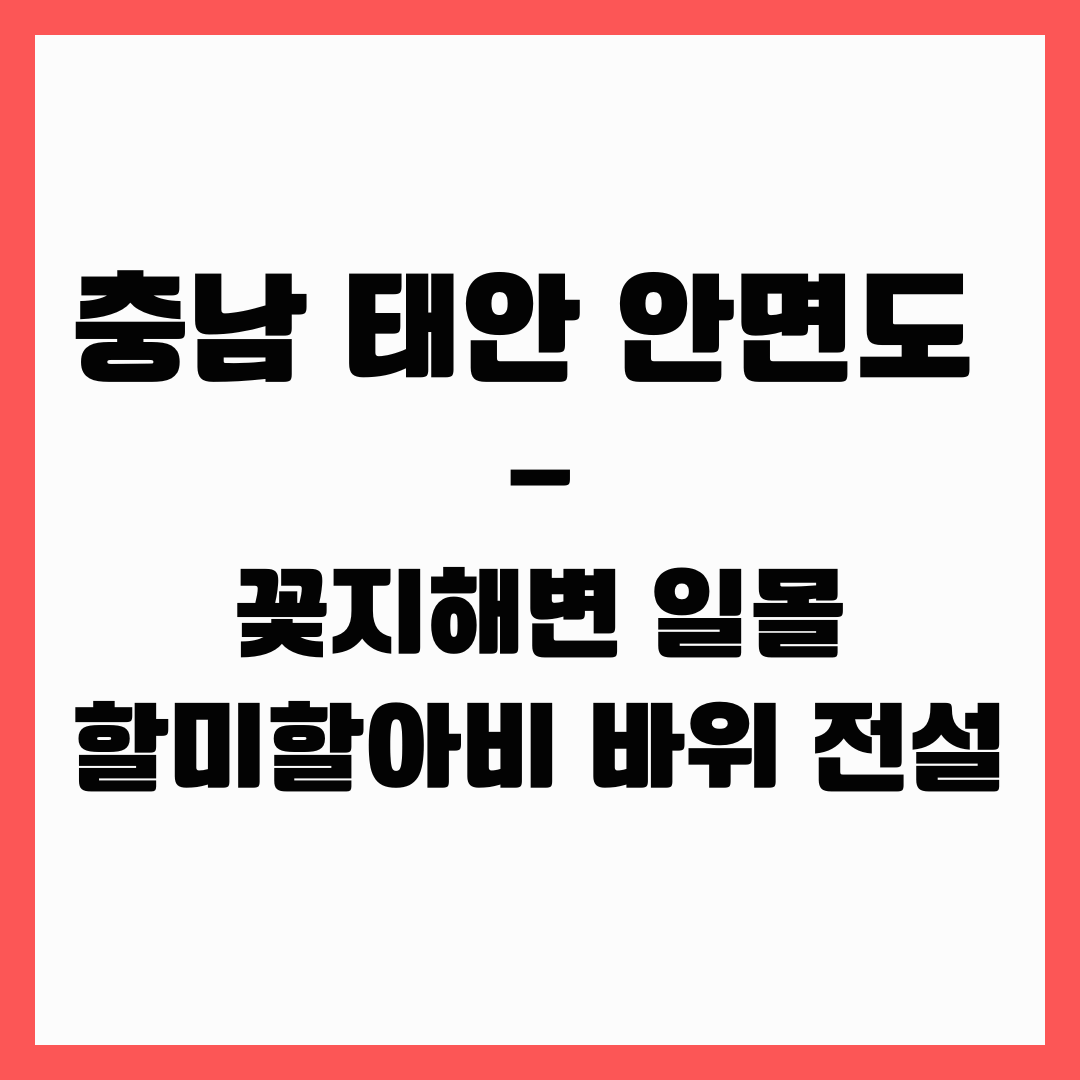 충남 여행 - 태안 안면도