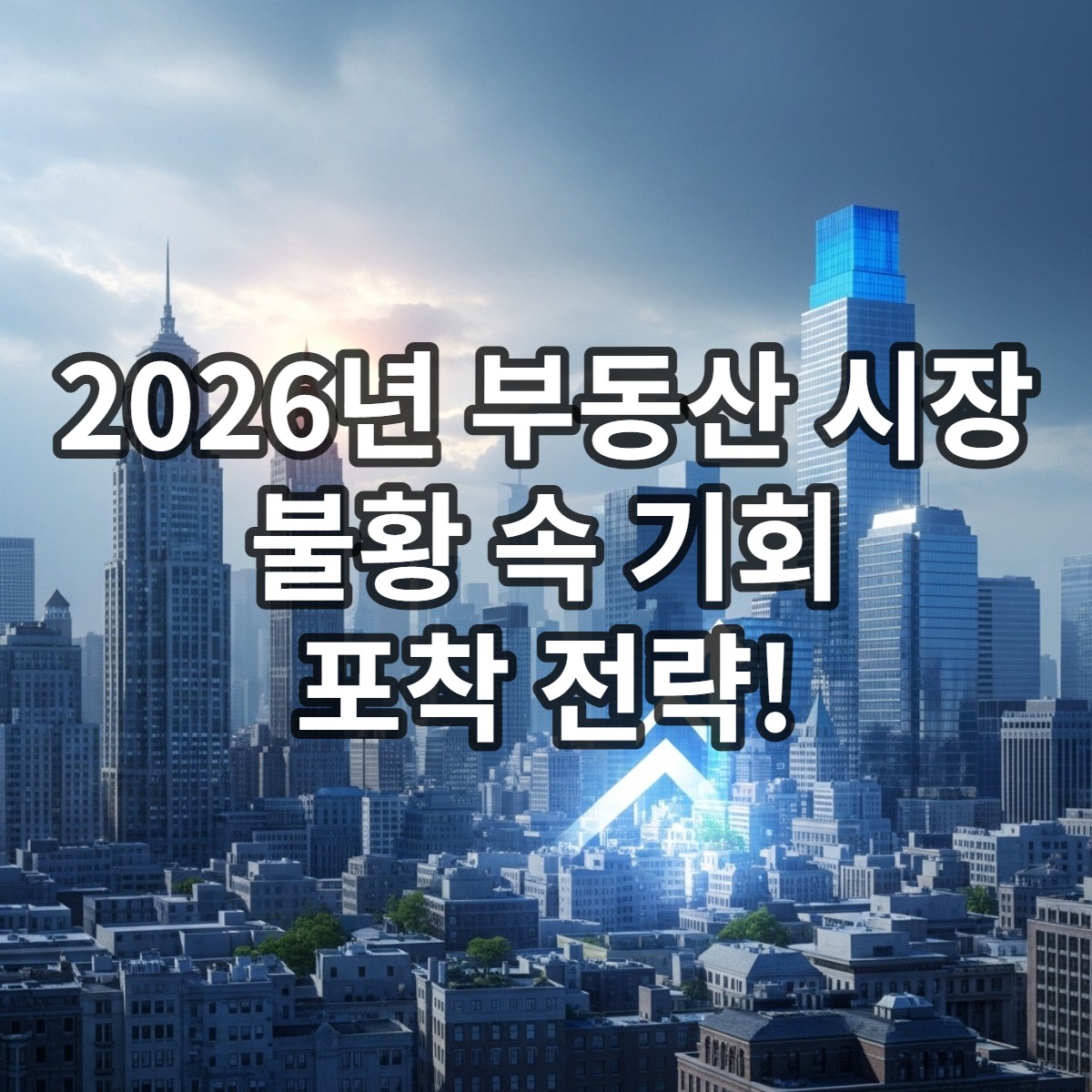 타이틀섬네일_2026년 부동산 시장: '이곳'에 주목하라! 불황 속 숨겨진 투자 기회 포착 전략