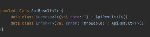 sealed class 사용예시