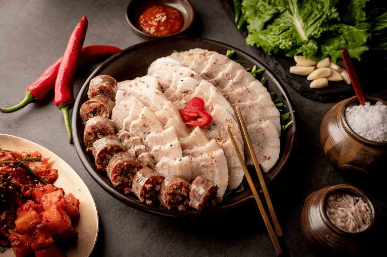 마린시티 맛집 "수변최고돼지국밥 민락본점" 음식