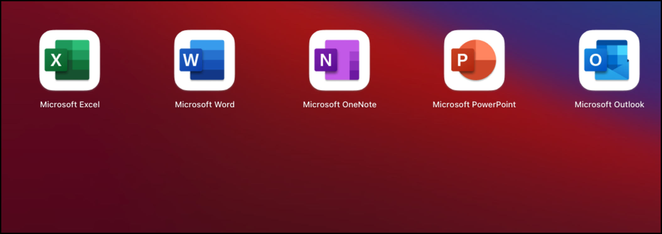 오피스 프로그램 목록