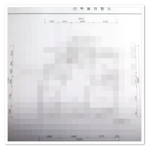 건축물 평면도 정의