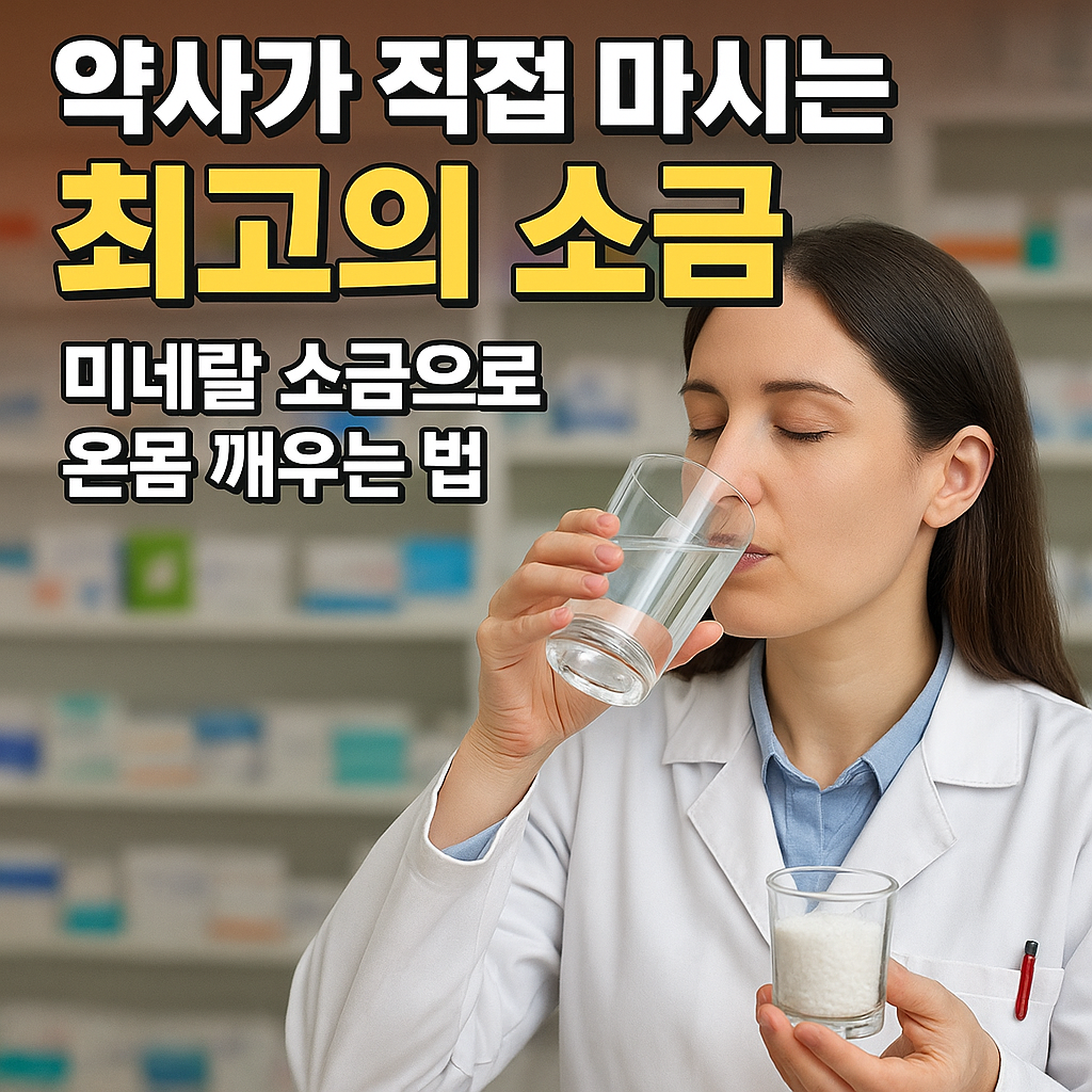 약사가 직접 마시는 최고의 소금