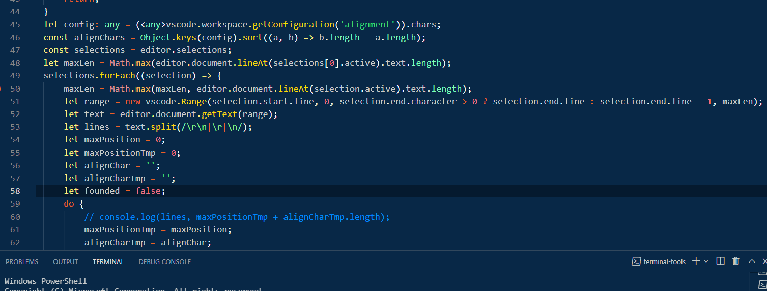 Console-vscode