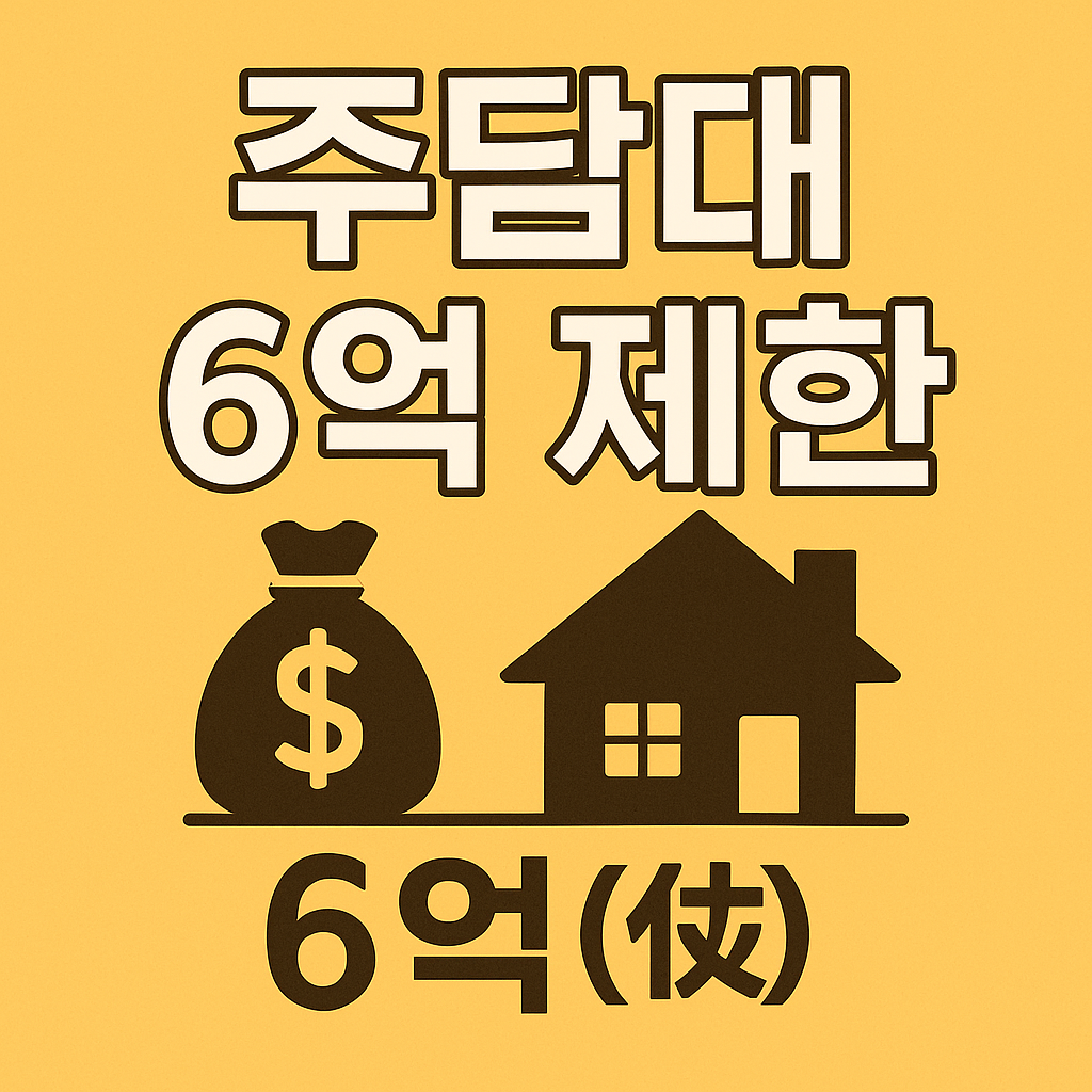 주담대 6억 제한 간단 체크