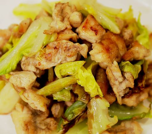 닭가슴살 양배추 볶음