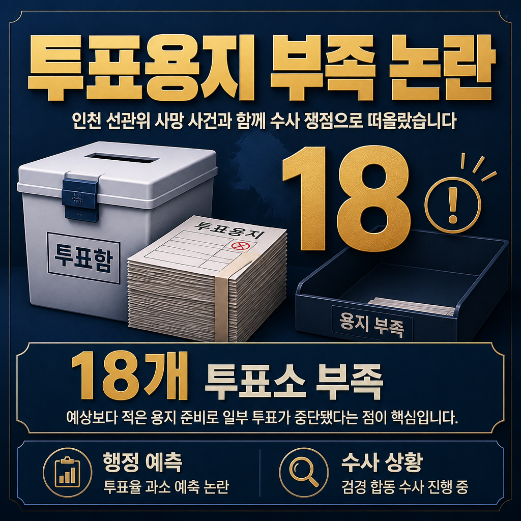 투표용지 부족 논란
