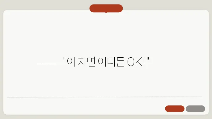 2종 보통 차량 운전 가능범위