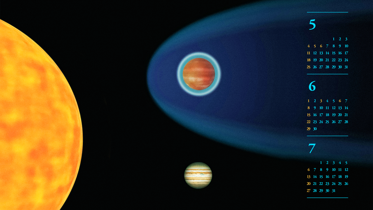 06 외계행성 HD 209458b B - 2025년6월 노트북배경화면