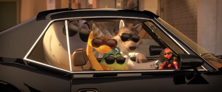 선글라스를쓰고있는배드가이즈