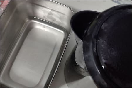 용기 열탕 소독