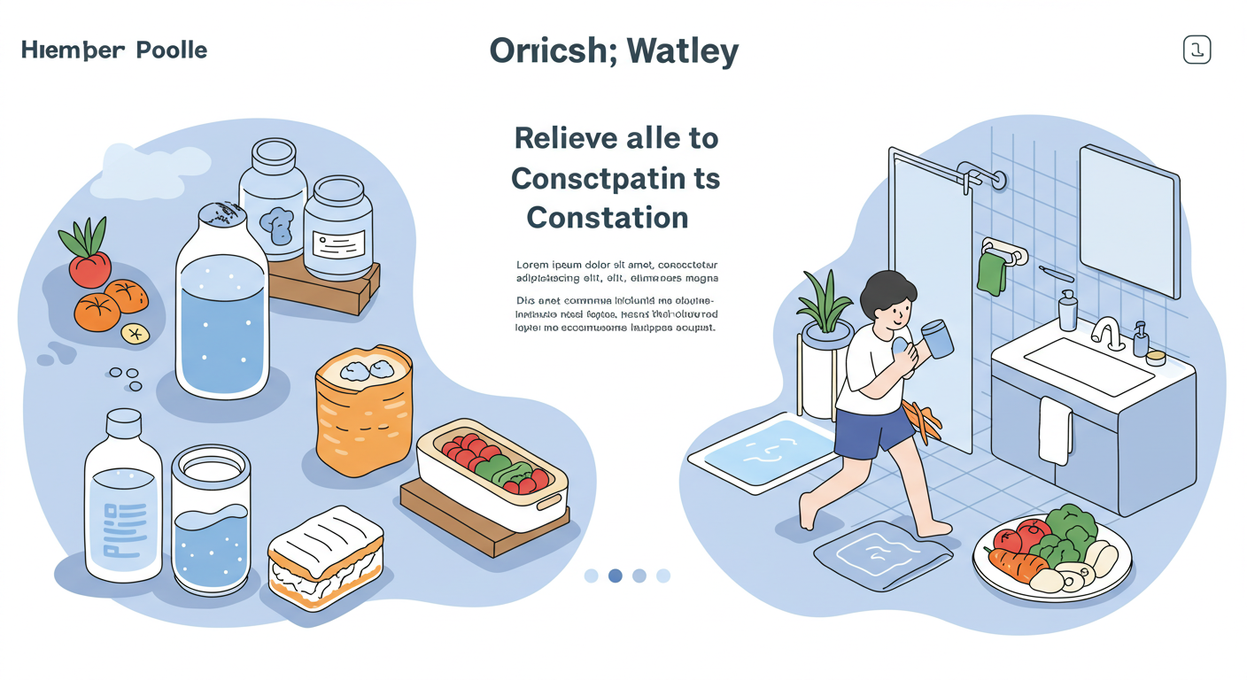 올바른 관장 자세와 방법