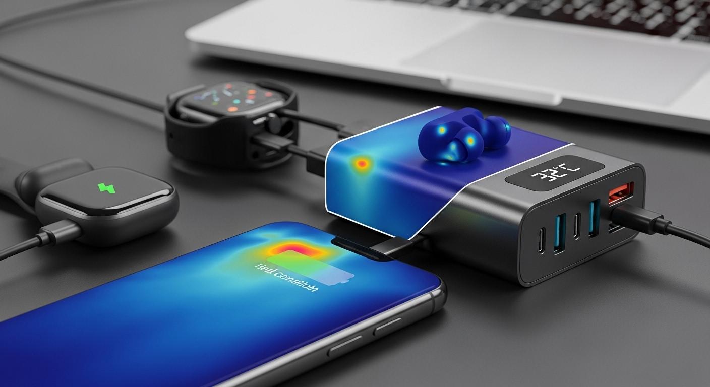 발열 제어 멀티충전기 내돈내산 후기