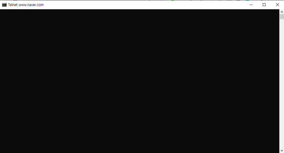 telnet 접속