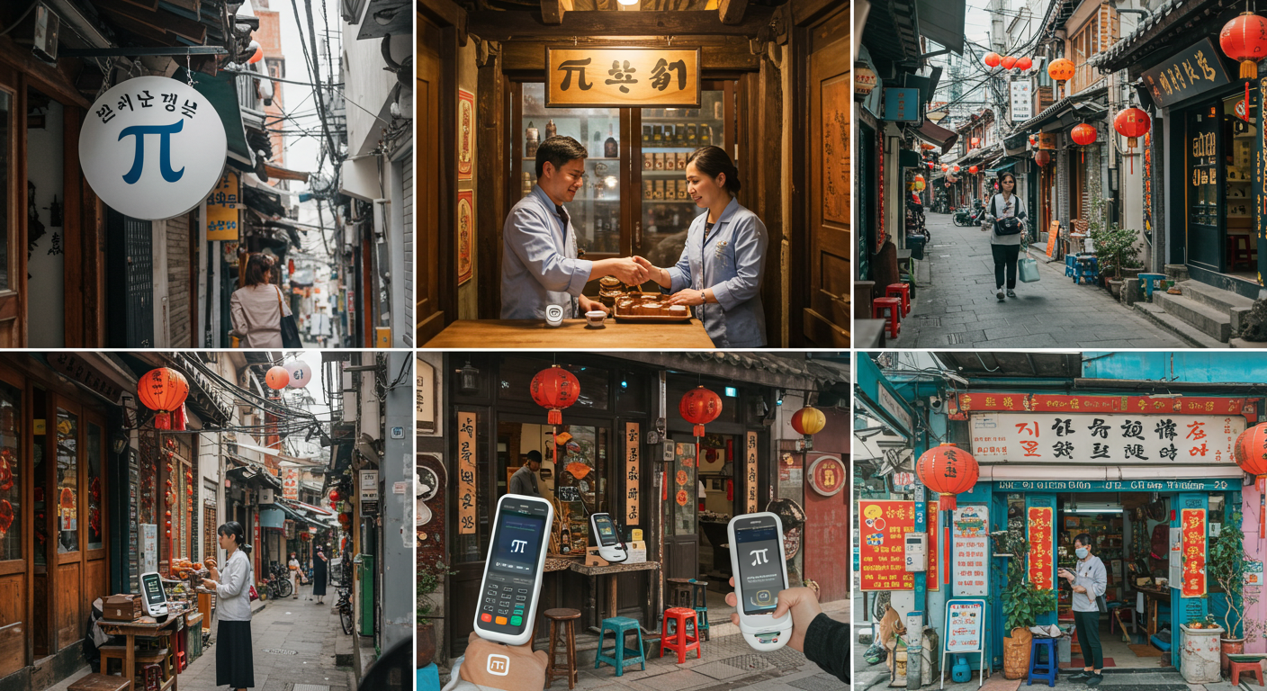 한국·중국·베트남까지: 파이코인의 글로벌 전파