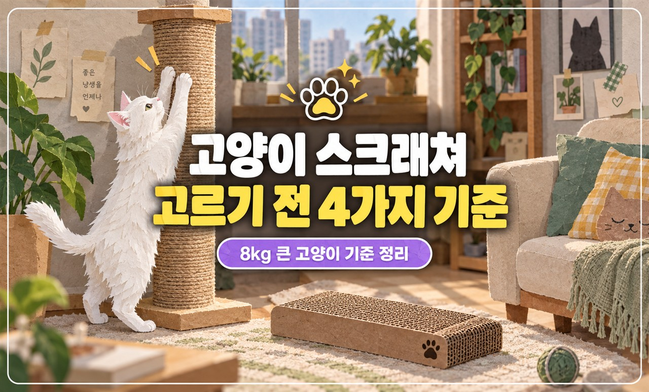 고양이 스크래처 고르는 기준 썸네일