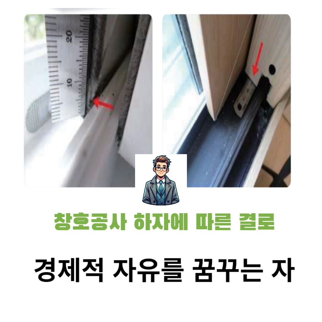 창호공사 하자에 따른 결로