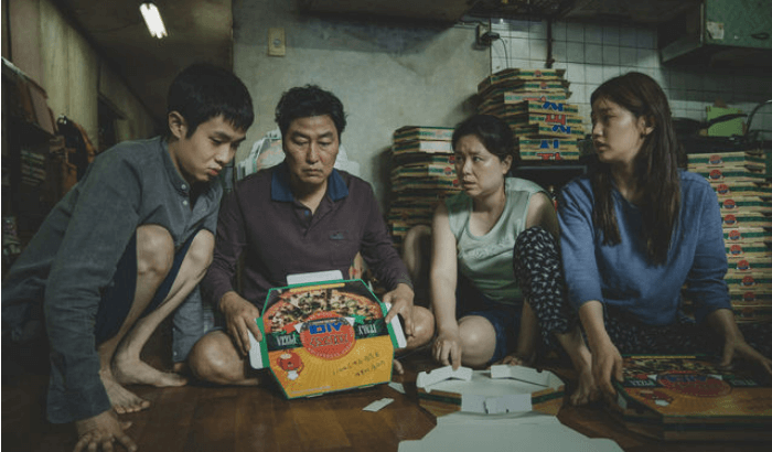 기생충 영황의 한장면