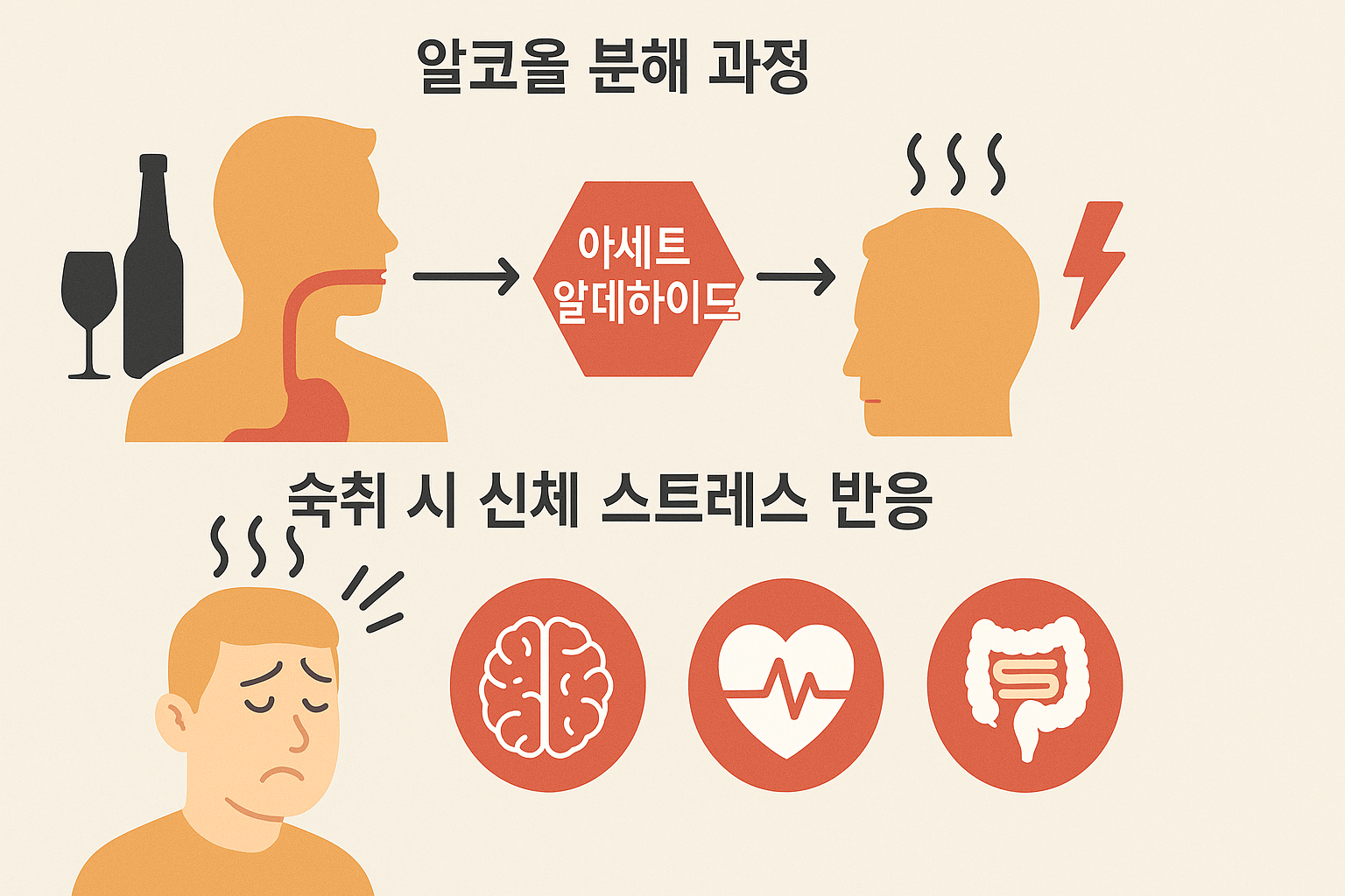 알코올 분해과정