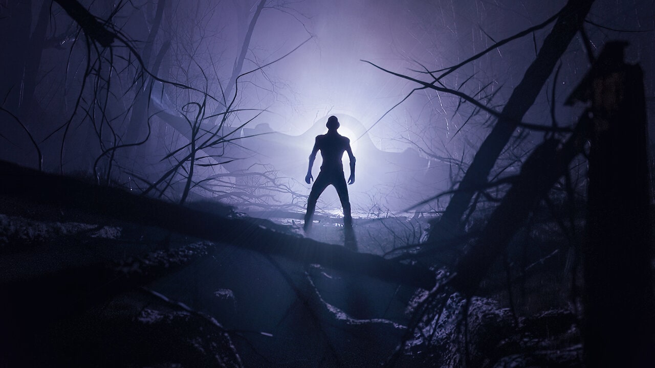 외계인 씰루엣의 모습