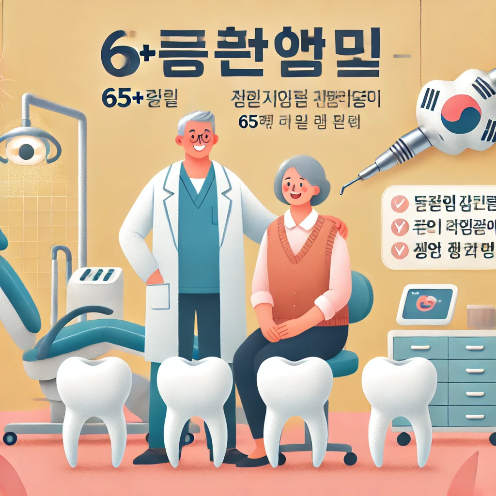 65세 이상 임플란트 정부지원 방법 ❘ 2025년 기준 조건 및 신청절차