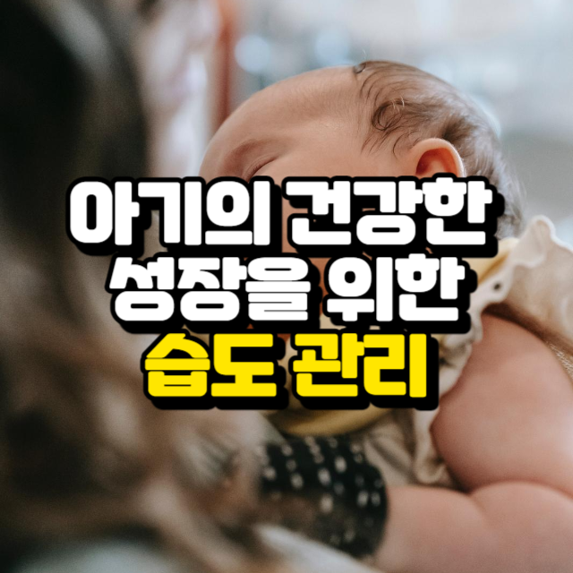아기의 건강한 성장을 위한 습도 관리