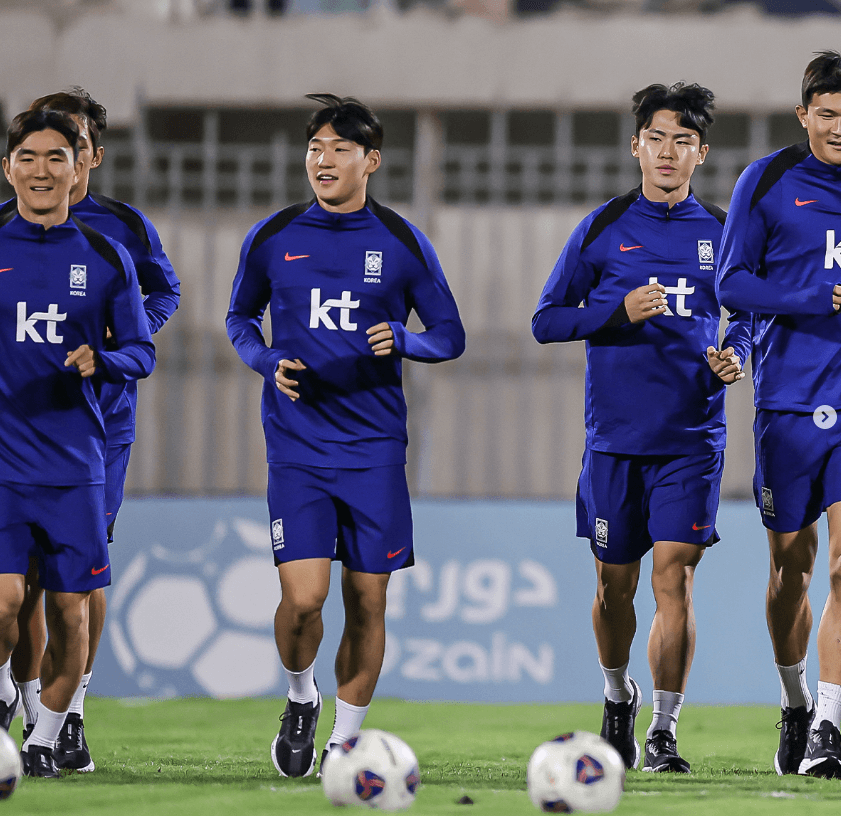 쿠웨이트전 무료 중계 경기 일정과 관련하여 훈련중인 대표팀 선수들