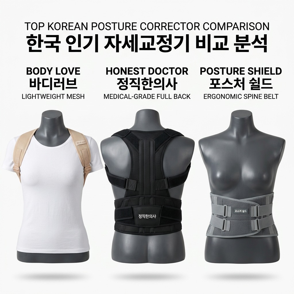 자세교정기 추천 3종 비교 바디사랑 정직한닥터