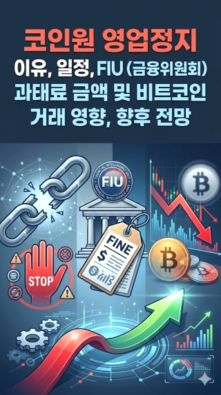 코인원 영업정지 3개월 중징계 이유
